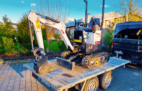 SV Montage_Projekte_Minibagger Bobcat