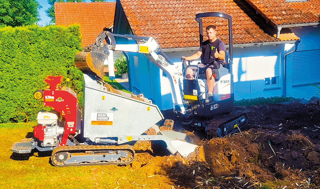 SV-MontageStefanVeilServicesMinibaggerArbeitenBobcat SV-Montage Stefan Veil Services Minibagger Arbeiten Bobcat