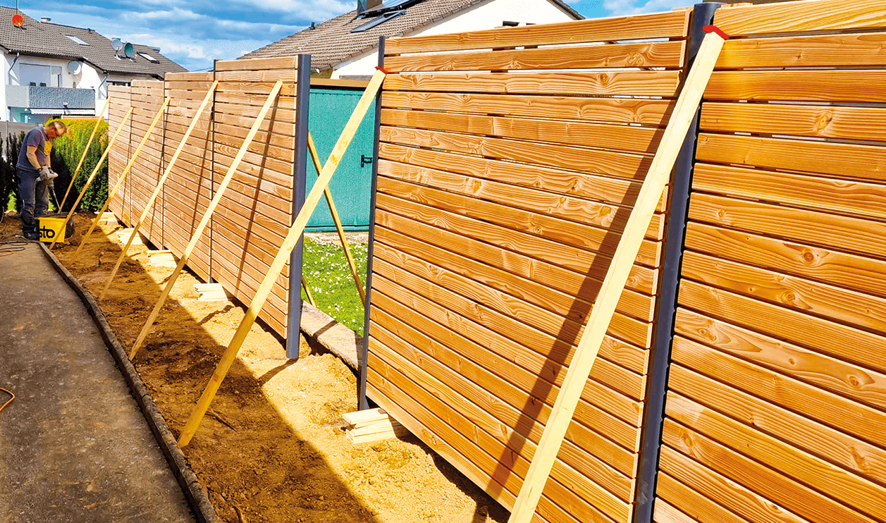 SV-Montage Stefan Veil Services Zaunbau Holz Sichtschutz
